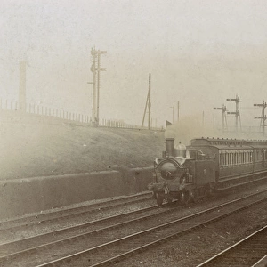 Steam train at Acton, West London