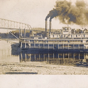 Steamboat Virginia, Ohio River, USA