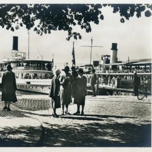 Steamers at Burkliplatz, Zurich, Switzerland