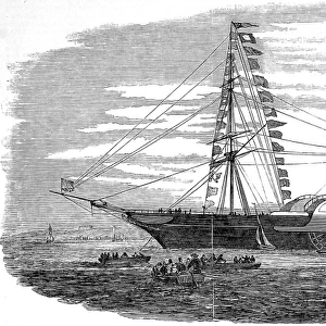 The Steamship Viceroy, Galway Bay, 1850