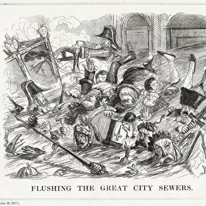 Stench of people been flushed away. Date: 1853