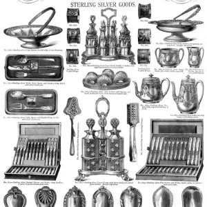 Sterling silver goods, Plate 205