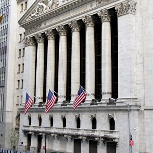Stock Exchange in Wall Street, New York