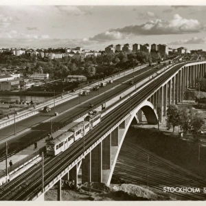 Stockholm, Sweden - Skansbron Bridge