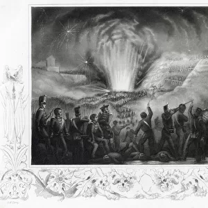 The storming of Badajoz. Date: 6 April 1812
