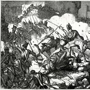 Storming of the fortress at Ciudad Rodrigo, Salamanca, Spain, 19 January 1812