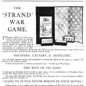 The Strand War Game - WW1 board game