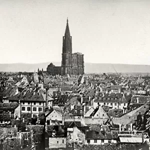 Strasbourg city skyline