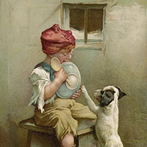 Street Arab and Dog 1890