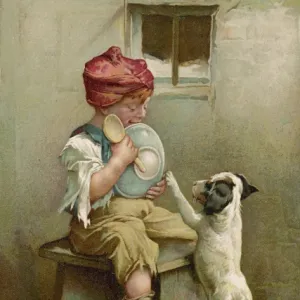 Street Arab and Dog 1890