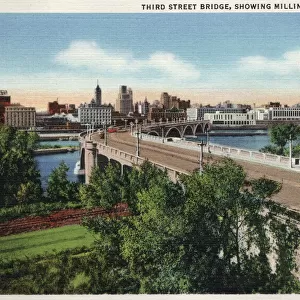 Third Street Bridge, Minneapolis, Minnesota, USA