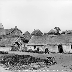 A Street of Mud Cabins, Rathnew, Co Wicklow