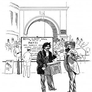 Street music: Unfair competition, 1892
