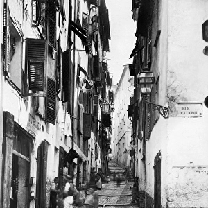 Street in Old Nice, France