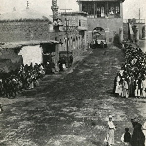 Street scene in Baghdad, Mesopotamia, WW1