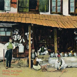 Street scene in Doboj, northern Bosnia and Herzegovina