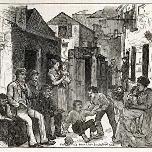 Street Scene / Slum / 1875