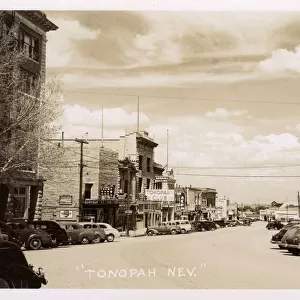 Street scene in Tonopah, Nevada, USA