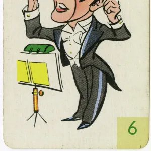 Strip tease card game - Theatre suit - Conductor