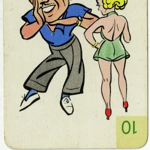 Strip tease card game - Theatre suit - Stage Manager