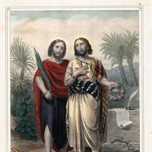 Sts Cosmas and Damian (died ca. 287) are regarded
