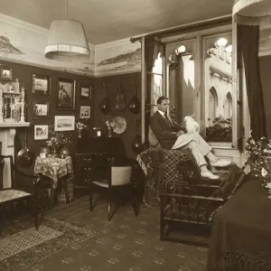 Student room, Trinity College, Cambridge, 1911