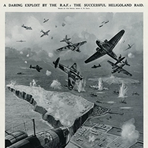 Successful Heligoland raid by G. H. Davis