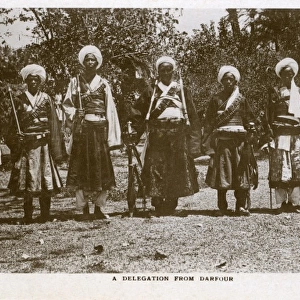 Sudan - A delegation from Darfur