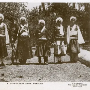 Sudan - A delegation from Darfur