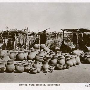 Sudan - Native Vase Market at Omdurman