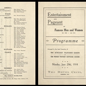 Suffrage Actresses Franchise League