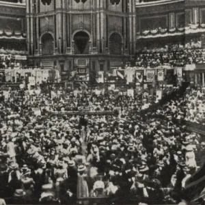 Suffrage demonstration Albert Hall 1908