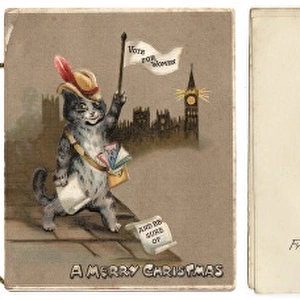 Suffragette Christmas Card