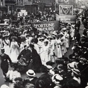 Suffragette Demonstration Rally Hyde Park