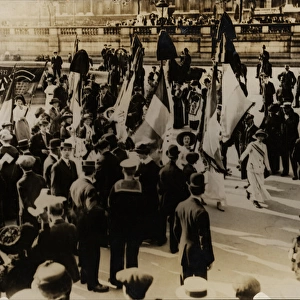 Suffragette demonstration Trafalgar Square