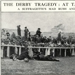 Suffragette Emily Davison Epsom Derby