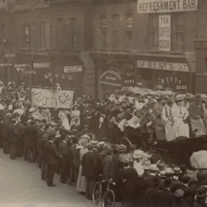 Suffragette March to Hyde Park 1908