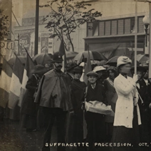 Suffragette March Kensington W. S. P. U