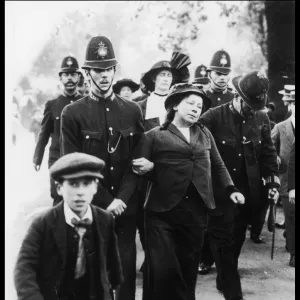 Suffragettes Arrested