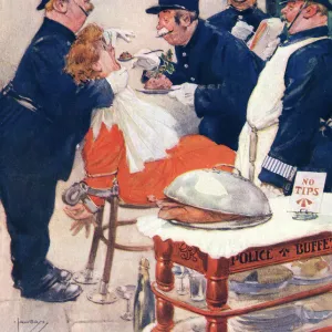 Suffragettes - Christmas Dinner in Holloway by Lawson Wood