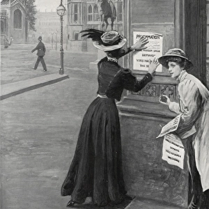 Suffragettes Post Demands Womens Freedom League