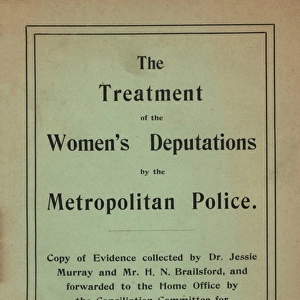 Suffragettes Treatment by Police