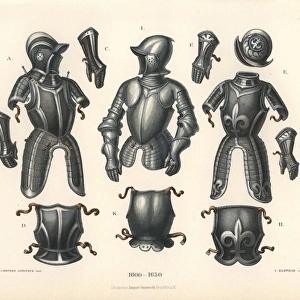 Suits of armor from the early 17th century