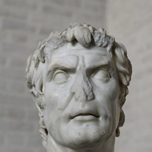 Sulla. Head from the statue of a man. About 20 BC