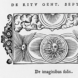 Sun / Olaus Magnus / 1555