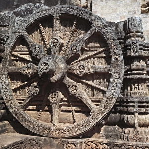 Sun Temple. INDIA. Konarak. Sun Temple. Wheel