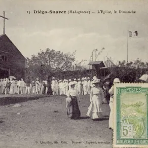 Sunday at church in Antsiranana, Madagascar