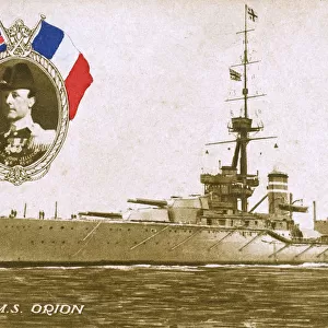 Super Dreadnought - HMS Orion - Portrait, Sir John Jellicoe