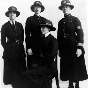 Superintendent Stanley and three women police officers
