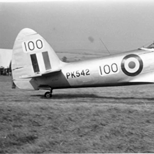 Supermarine Spitfire F22 PK542 with the racing number 100